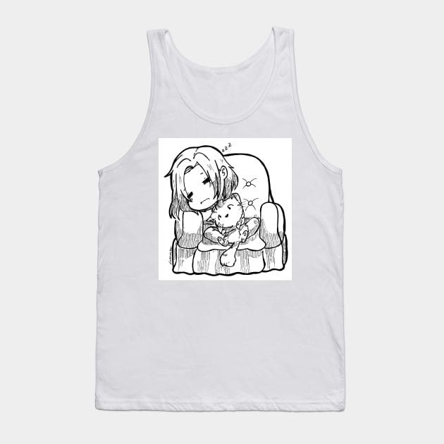 Sleepy Haught Tank Top by riozaki21